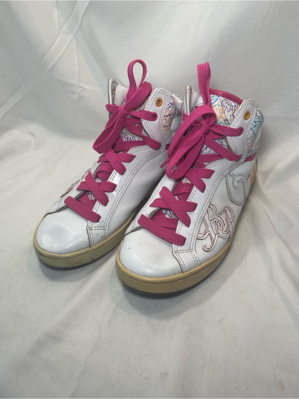 Baby Phat Sneakers with Pink Laces